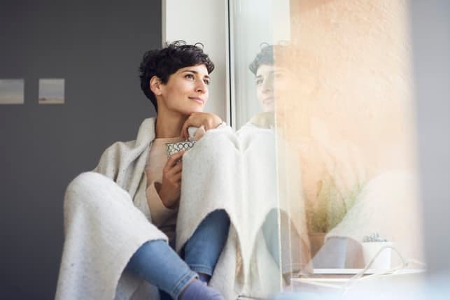 a portrait of a stylish mature woman